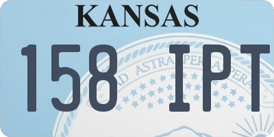 KS license plate 158IPT