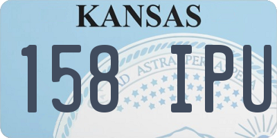 KS license plate 158IPU