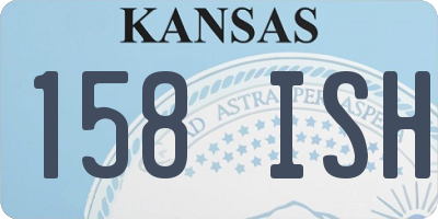 KS license plate 158ISH