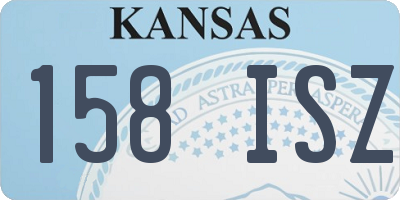 KS license plate 158ISZ