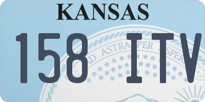 KS license plate 158ITV