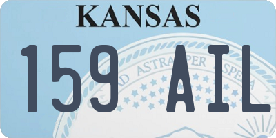 KS license plate 159AIL