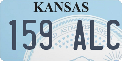 KS license plate 159ALC
