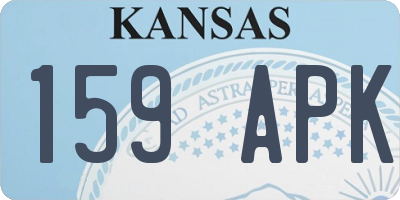 KS license plate 159APK