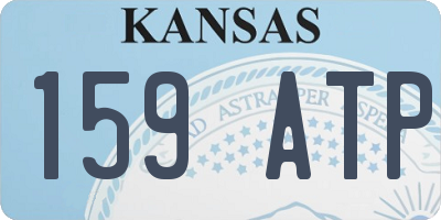 KS license plate 159ATP