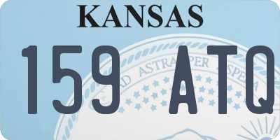 KS license plate 159ATQ