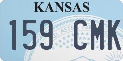 KS license plate 159CMK