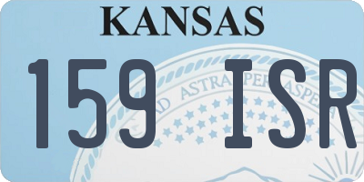 KS license plate 159ISR