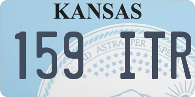 KS license plate 159ITR