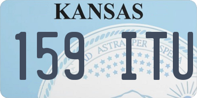 KS license plate 159ITU