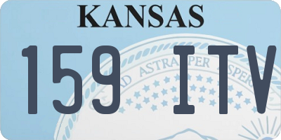 KS license plate 159ITV