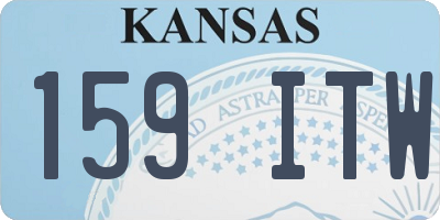 KS license plate 159ITW