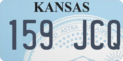KS license plate 159JCQ