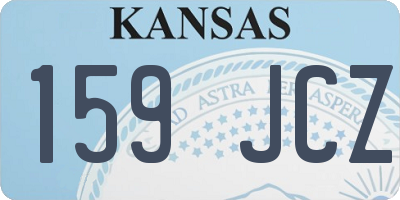 KS license plate 159JCZ