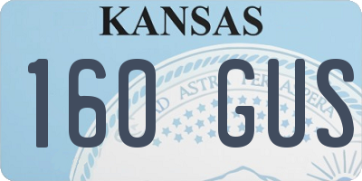 KS license plate 160GUS