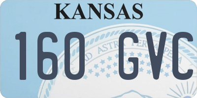 KS license plate 160GVC