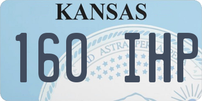 KS license plate 160IHP
