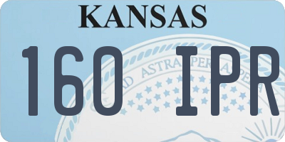 KS license plate 160IPR