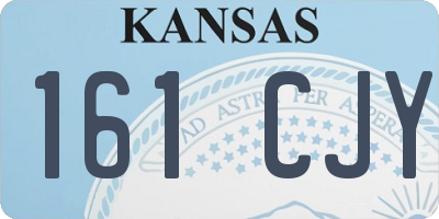 KS license plate 161CJY