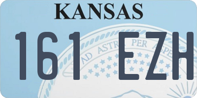 KS license plate 161EZH