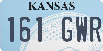 KS license plate 161GWR