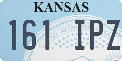 KS license plate 161IPZ