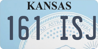 KS license plate 161ISJ