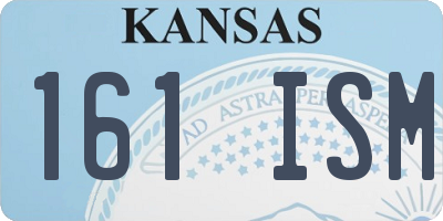 KS license plate 161ISM