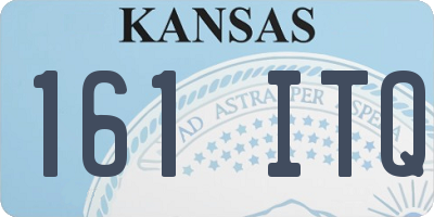 KS license plate 161ITQ