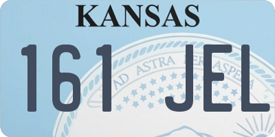 KS license plate 161JEL