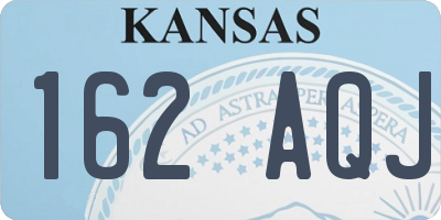 KS license plate 162AQJ