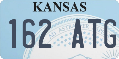 KS license plate 162ATG