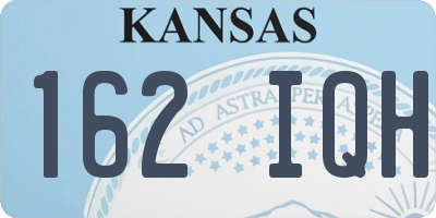 KS license plate 162IQH