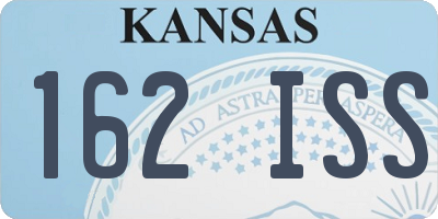 KS license plate 162ISS