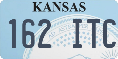 KS license plate 162ITC