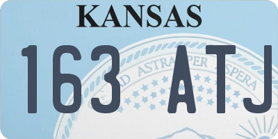 KS license plate 163ATJ