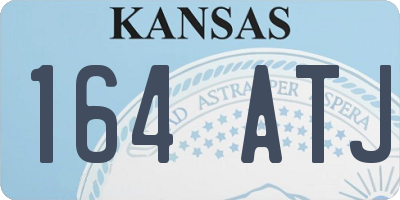 KS license plate 164ATJ