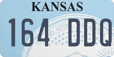 KS license plate 164DDQ