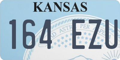 KS license plate 164EZU