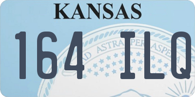 KS license plate 164ILQ