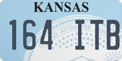 KS license plate 164ITB
