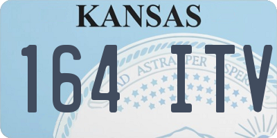 KS license plate 164ITV