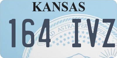 KS license plate 164IVZ