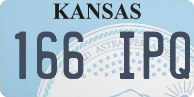 KS license plate 166IPQ