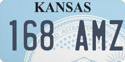 KS license plate 168AMZ