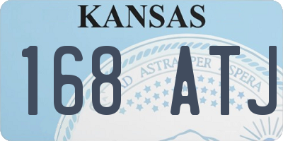 KS license plate 168ATJ
