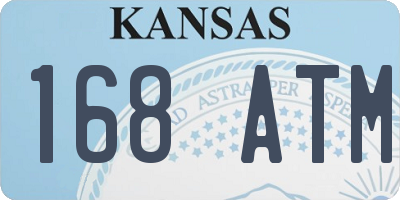 KS license plate 168ATM