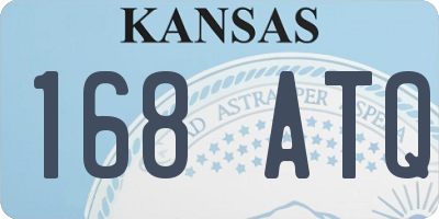 KS license plate 168ATQ