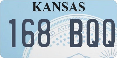 KS license plate 168BQQ