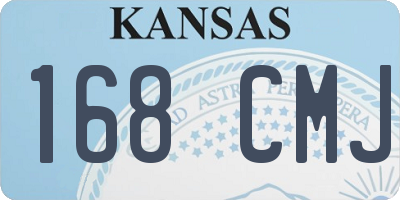 KS license plate 168CMJ